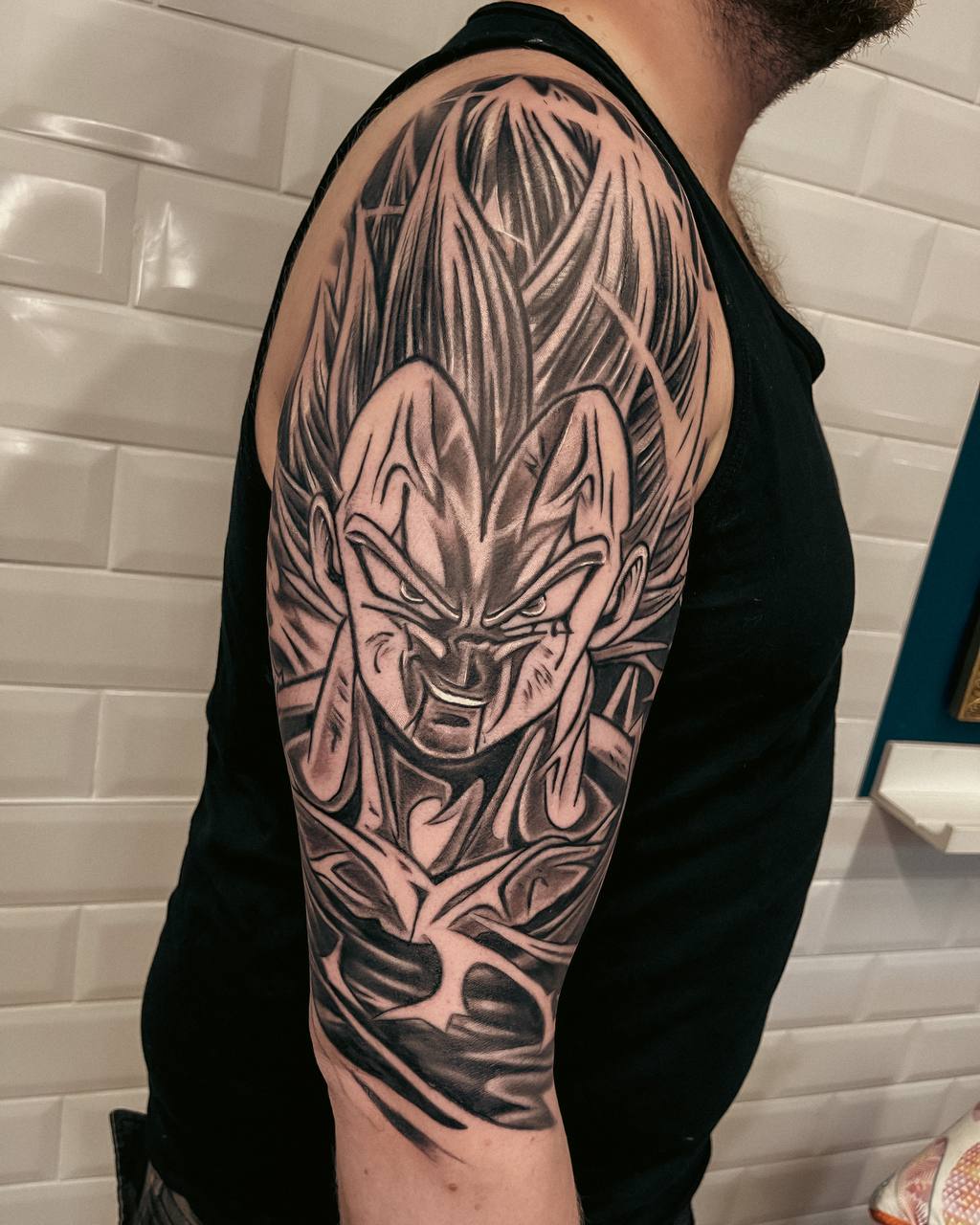 Anime TATTOOS 9 anime tattoo dragon balls tattoo by vatican lounge in manchester uk