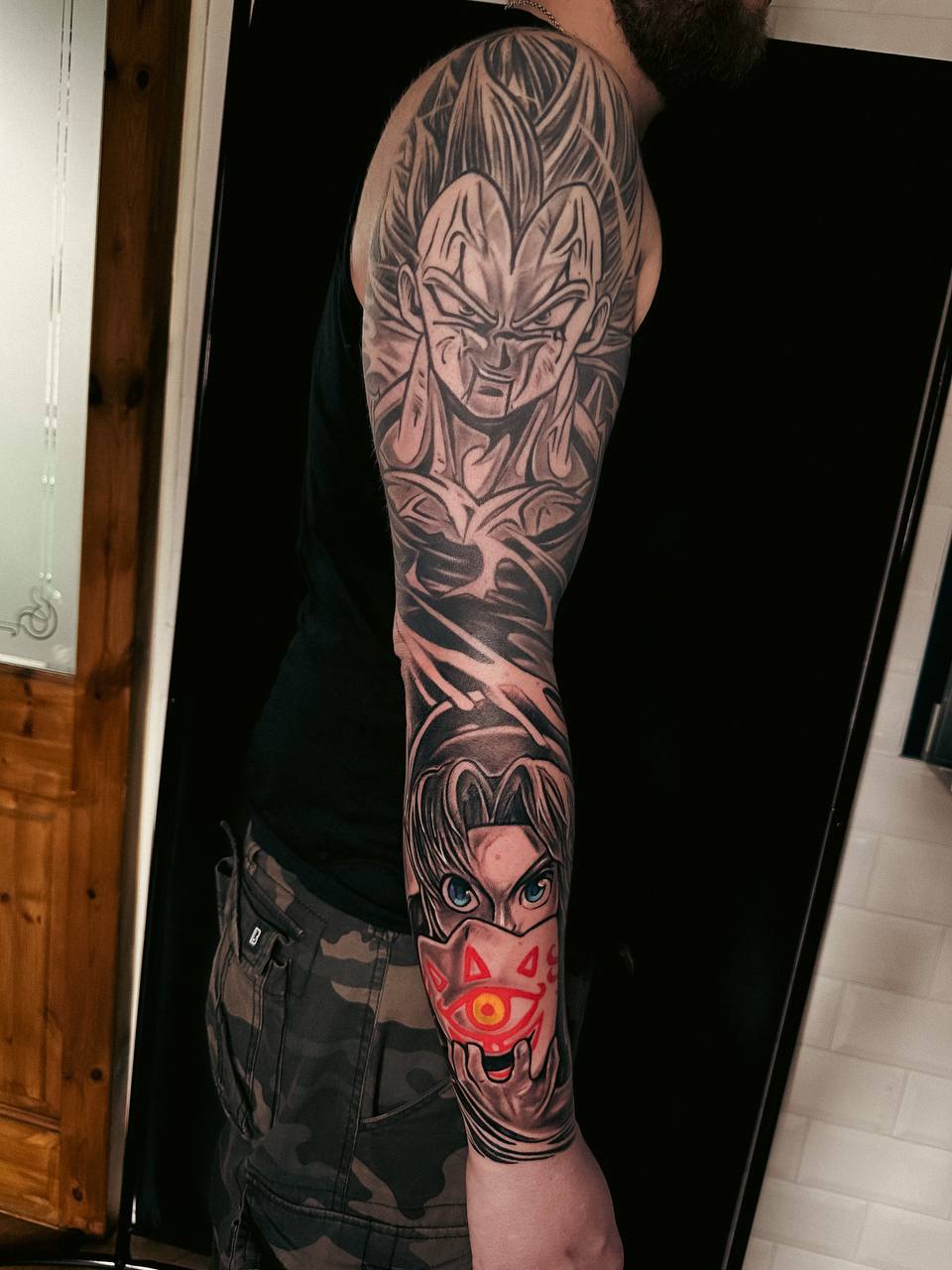 Anime TATTOOS 7 anime tattoo gaming sleeve by vatican lounge in manchester uk
