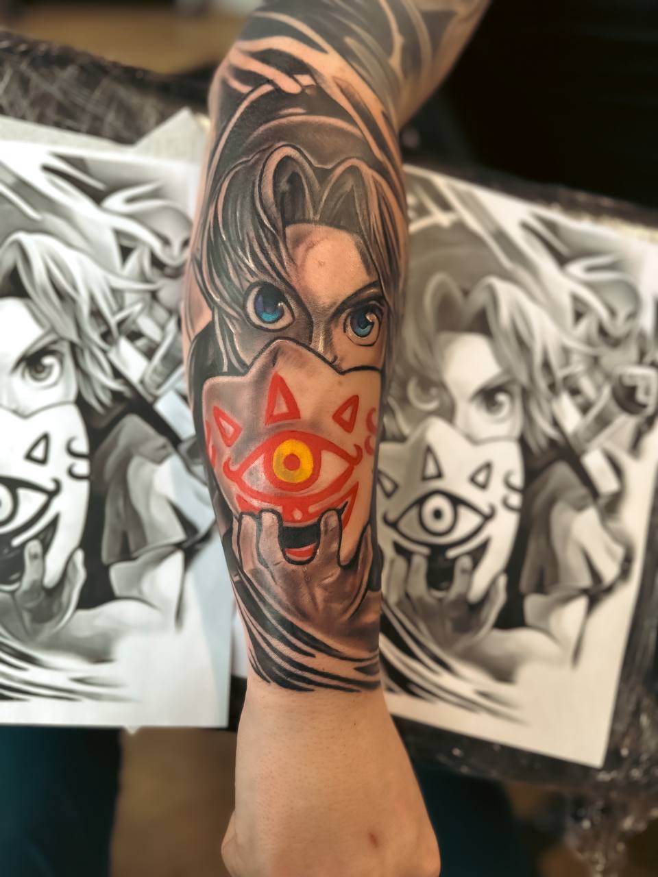 Anime TATTOOS 2 anime tattoo the legend of zelda by vatican lounge in manchester uk