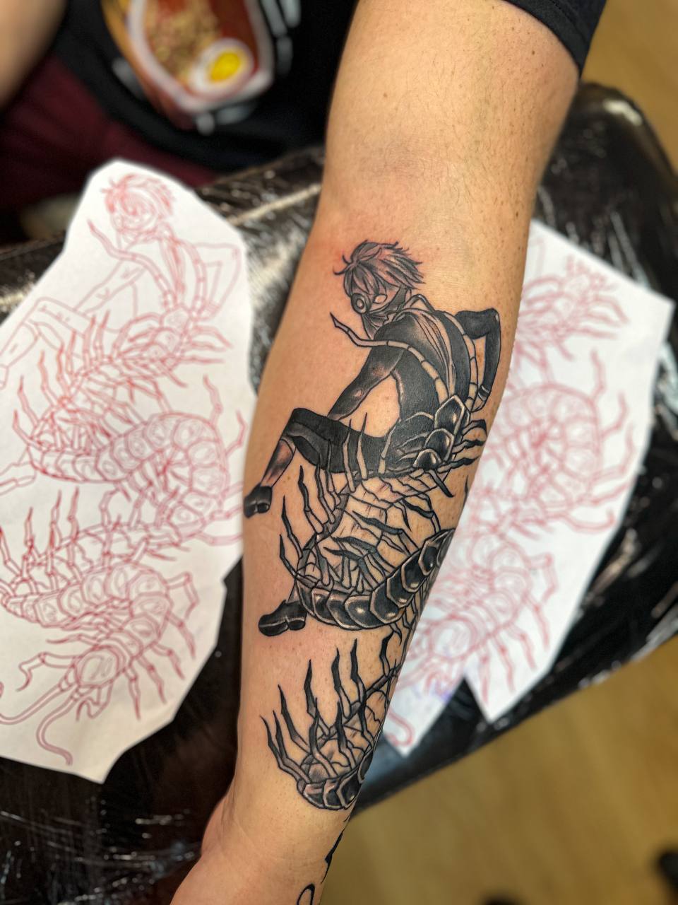 anime tattoo tokyo ghoul tattoo by vatican lounge in manchester uk