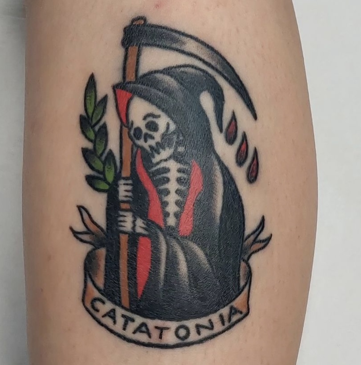 neo traditional tattoo catatonia by vatican lounge in manchester uk